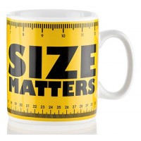 Taza Mensaje Size Matters