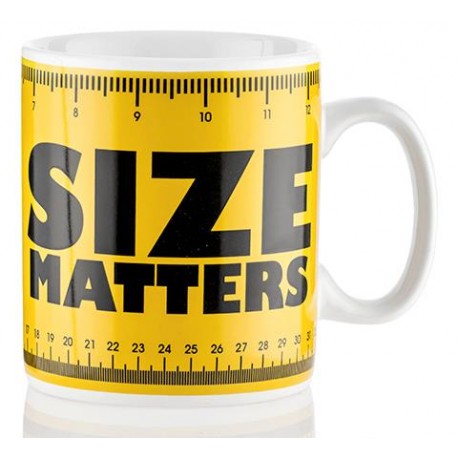 Taza Mensaje Size Matters