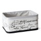 Caja Almacenaje Madera Blanca