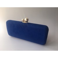 Bolso Fiesta Azul Perlas