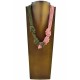 Colgante Collar Bicolor Rosa