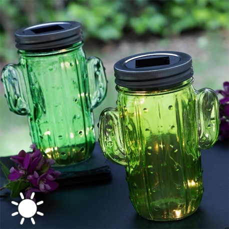 Lámpara Solar Cactus