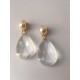 Pendientes Cristal Dorado