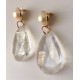 Pendientes Cristal Dorado