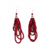 Pendientes Bolitas Rojas