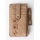 Monedero Tarjetero Beige