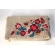 Bolso Fiesta Flores Oro
