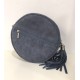 Bolso Piel Bandolera Azul Gris