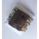 Pulsera Madera Turquesa
