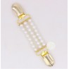 Broche Pinza Perlas