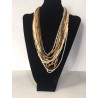 Collar Múltiple Verde Amarillo