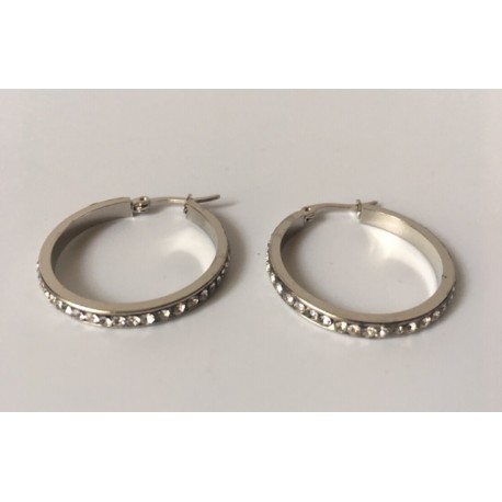 Pendientes Aro Brillos