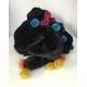 Manta Negra Bolitas