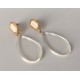 Pendientes Cristal Nácar