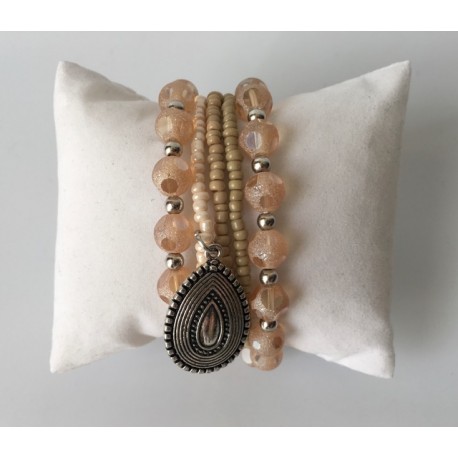 Pulsera 5 Cristal