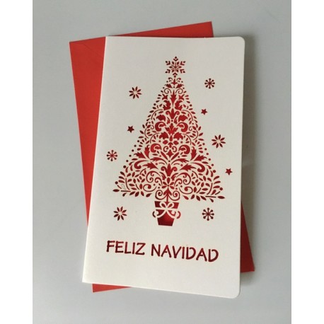 Tarjeta Navidad - Arbol