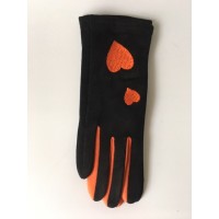 Guantes Corazón Naranja