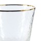 Vaso Cristal Dorado