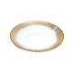 Plato Bajo Cristal Dorado