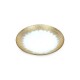 Plato Postre Cristal Dorado