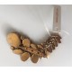 Broche Hoja Cristal Tostado