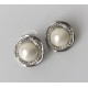Pendientes Perla Plata