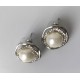 Pendientes Perla Plata