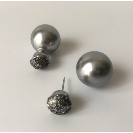 Pendientes Perla Negra