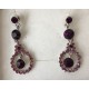 Pendientes Cristal Rosa