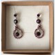 Pendientes Cristal Rosa