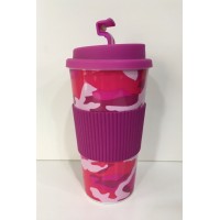 Vaso Café Rosa