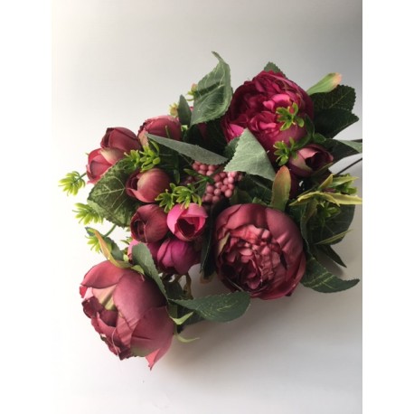 Flor Ranúnculo Ramo Rosa