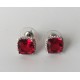 Pendientes Cristal Rojo