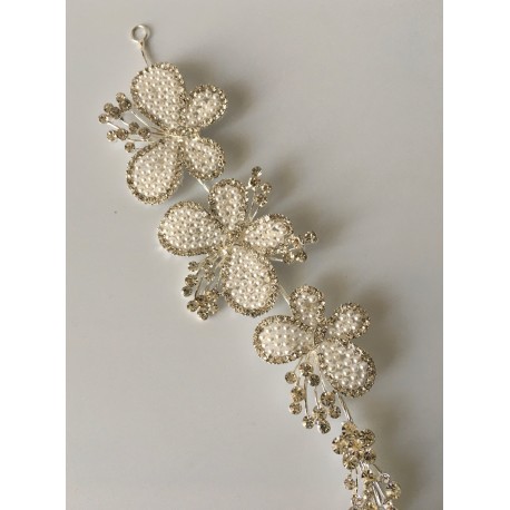 Diadema Mariposa Plata