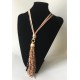 Collar Bolitas Rosa