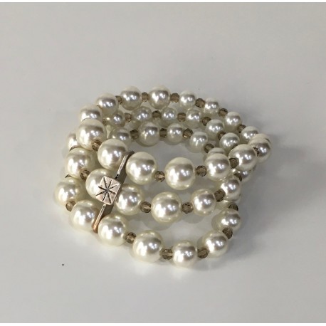 Pulsera Brazalete Perlas