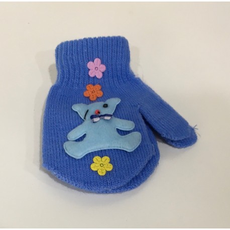 Guantes Manopla Azul