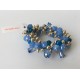 Pulsera Cristales Azules