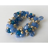 Pulsera Cristales Azules