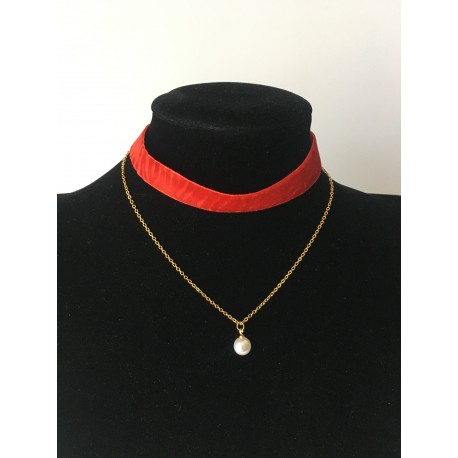 collar-choker-rojo