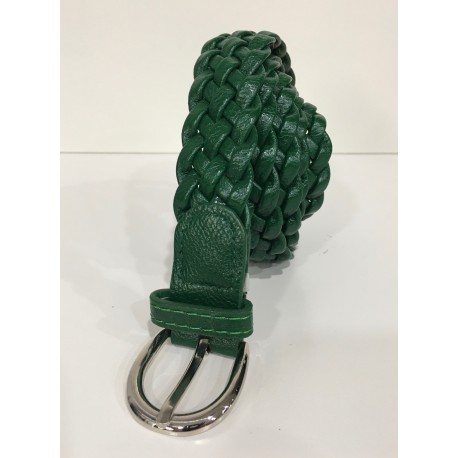 Cinturón Trenza Verde