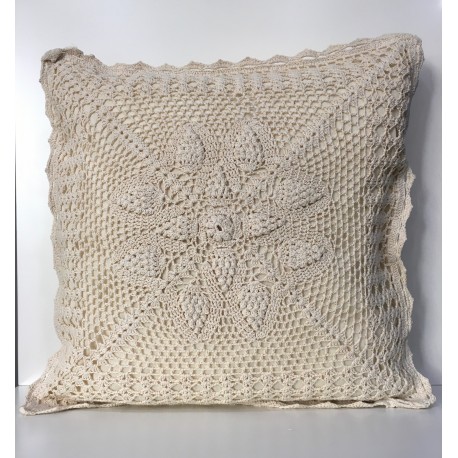 Almohada Crochet