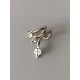 Pendiente Cuff Hojas