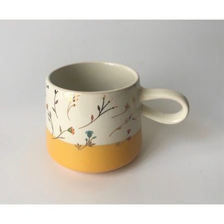 Taza Flor Amarilla