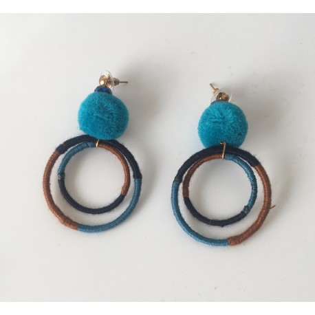 Pendientes Blue