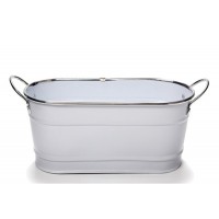 Cesta Metal Blanco