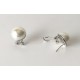 Pendientes Perla Blanca