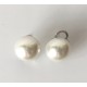 Pendientes Perla Blanca