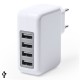 Enchhufe USB Blanco