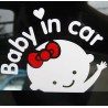 PEGATINAS COCHE BEBE